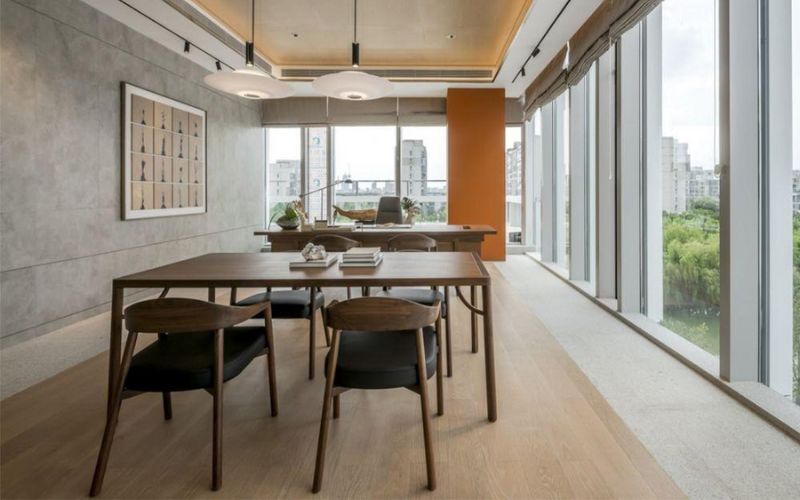 Vị trí nội thất góp phần tạo không gian phòng làm việc giám đốc phù hợp
