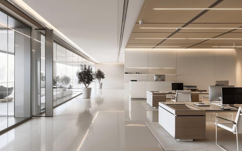 Sử dụng gam màu trung tính - tối giản