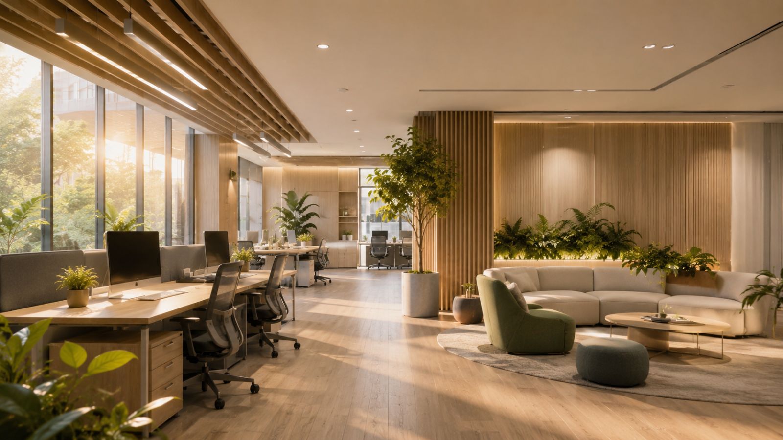 Tiêu Chuẩn Ánh Sáng Trong Văn Phòng Giúp Tối Ưu Hiệu Suất 2026 4 Ánh sáng được tối ưu giúp bảo vệ thị lực