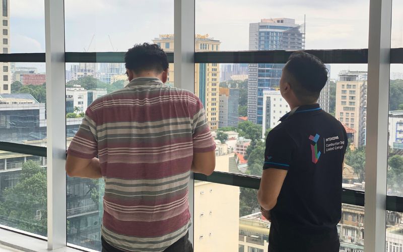 Khảo sát hiện trạng trước khi cải tạo văn phòng