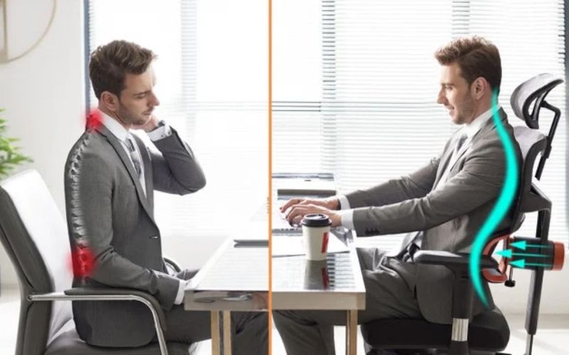 Lợi ích của mẫu ghế văn phòng được thiết kế công thái học