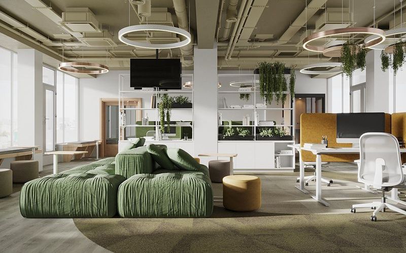 Lưu ý khi thiết kế sàn văn phòng