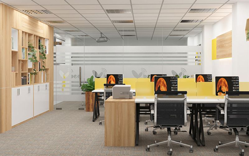 Mẫu văn phòng phong cách Nhật tạo cảm giác gần gủi