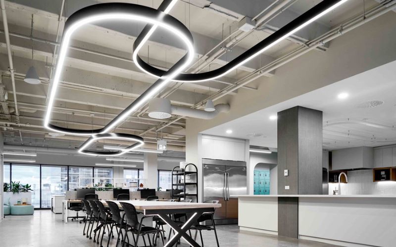 Thiết Kế Trần Mở – Lộ Kỹ Thuật (Industrial)