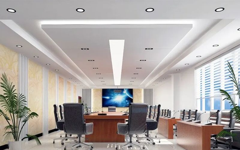 Trần thạch cao giật cấp 