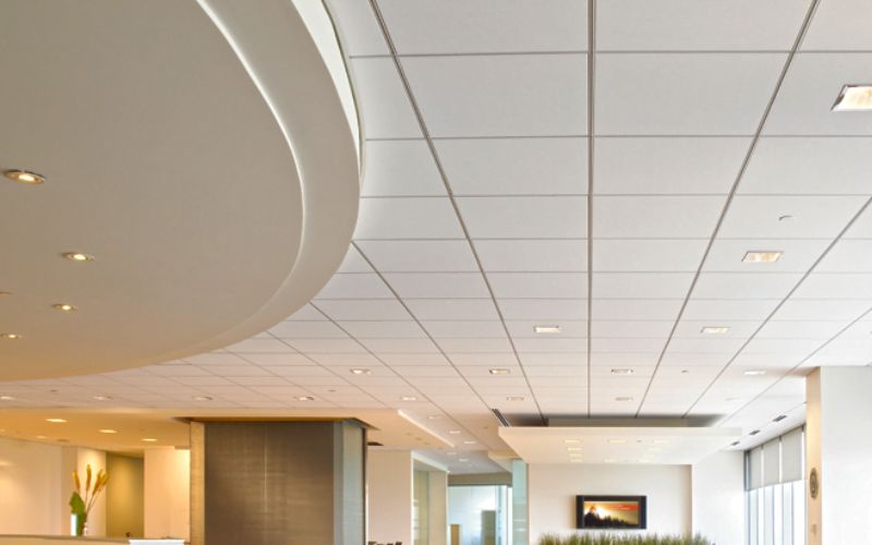 Trần thạch cao khung nổi