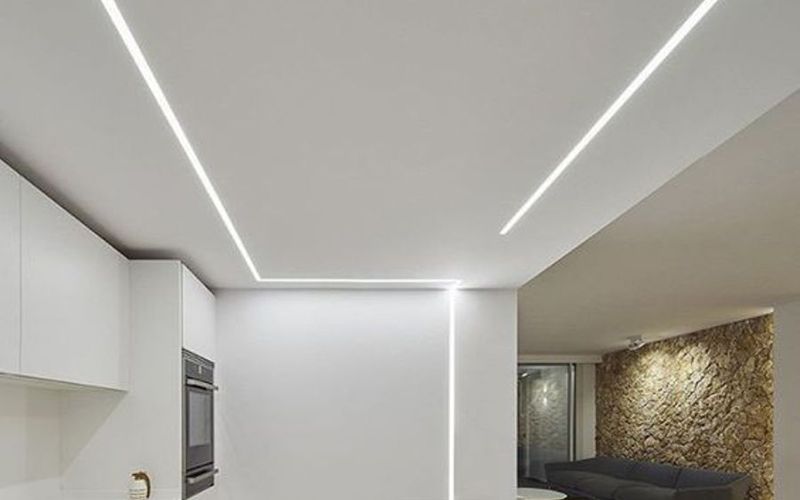 Trần thạch cao phẳng