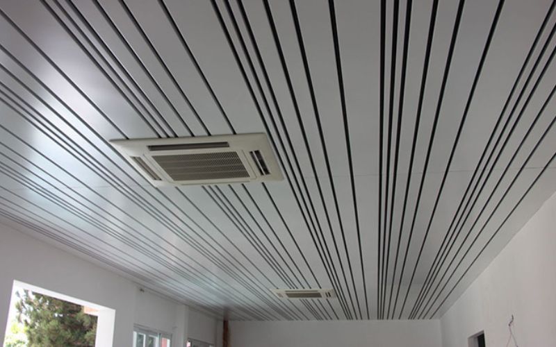 Trần kim loại sang chảnh