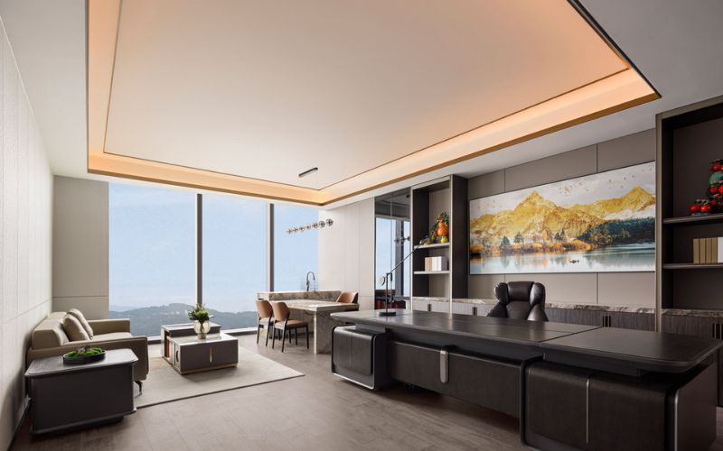 Tranh treo phong thủy tạo sinh khí cho văn phòng