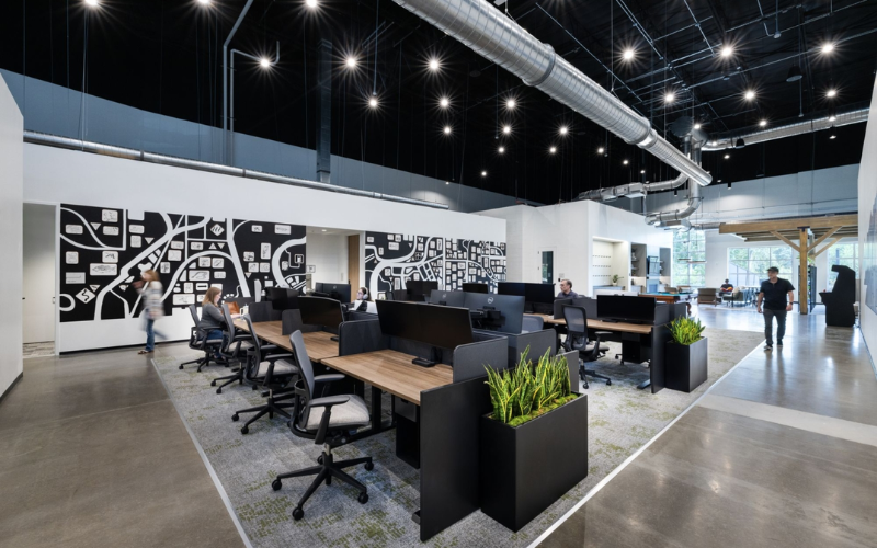 Vách ngăn bàn làm việc bằng nhôm