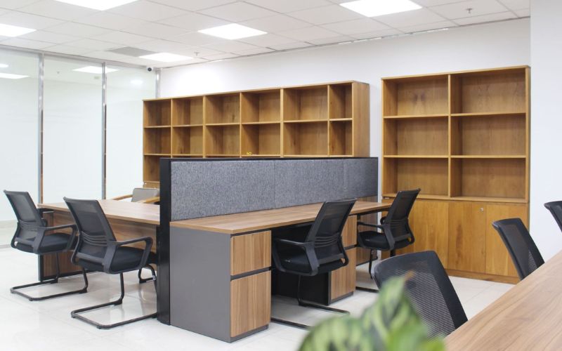 Vách ngăn cố định