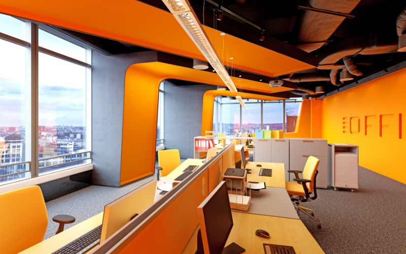 Vách ngăn văn phòng hạn chế tiếng ồn hiệu quả