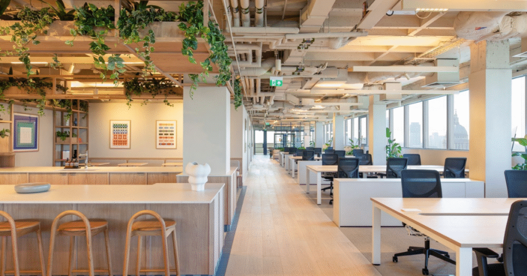 Phong cách Rustic trong văn phòng