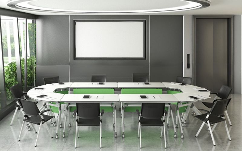 Ghế gấp gọn tích hợp bàn viết