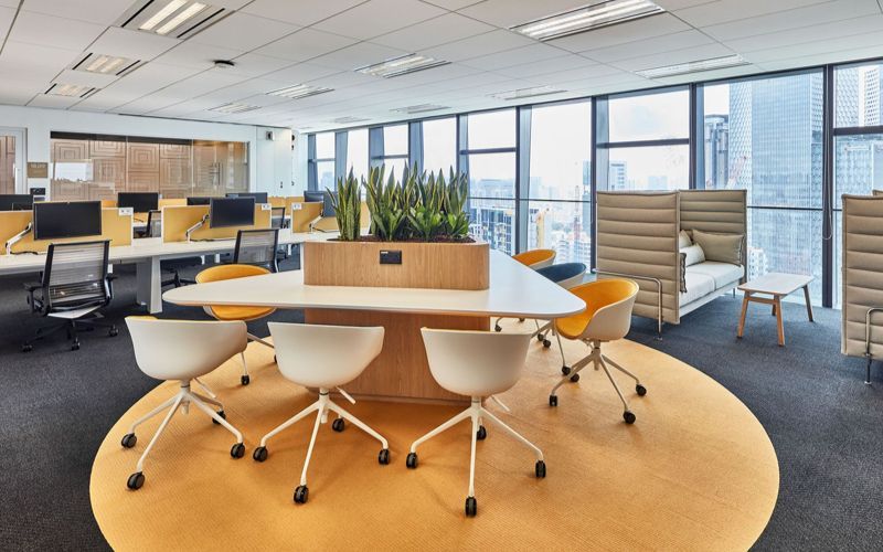 Mẫu thiết kế văn phòng hạng A