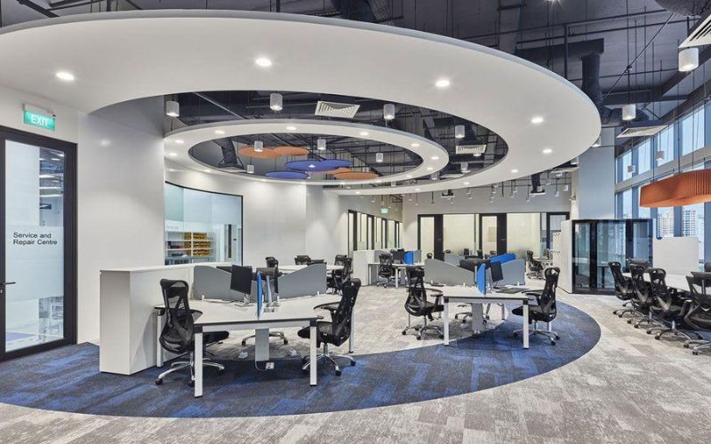 Mẫu thiết kế văn phòng hạng A