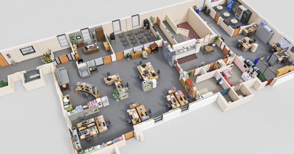 Sơ đồ mặt bằng văn phòng