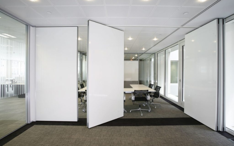 Vách ngăn thạch cao văn phòng 2 mặt