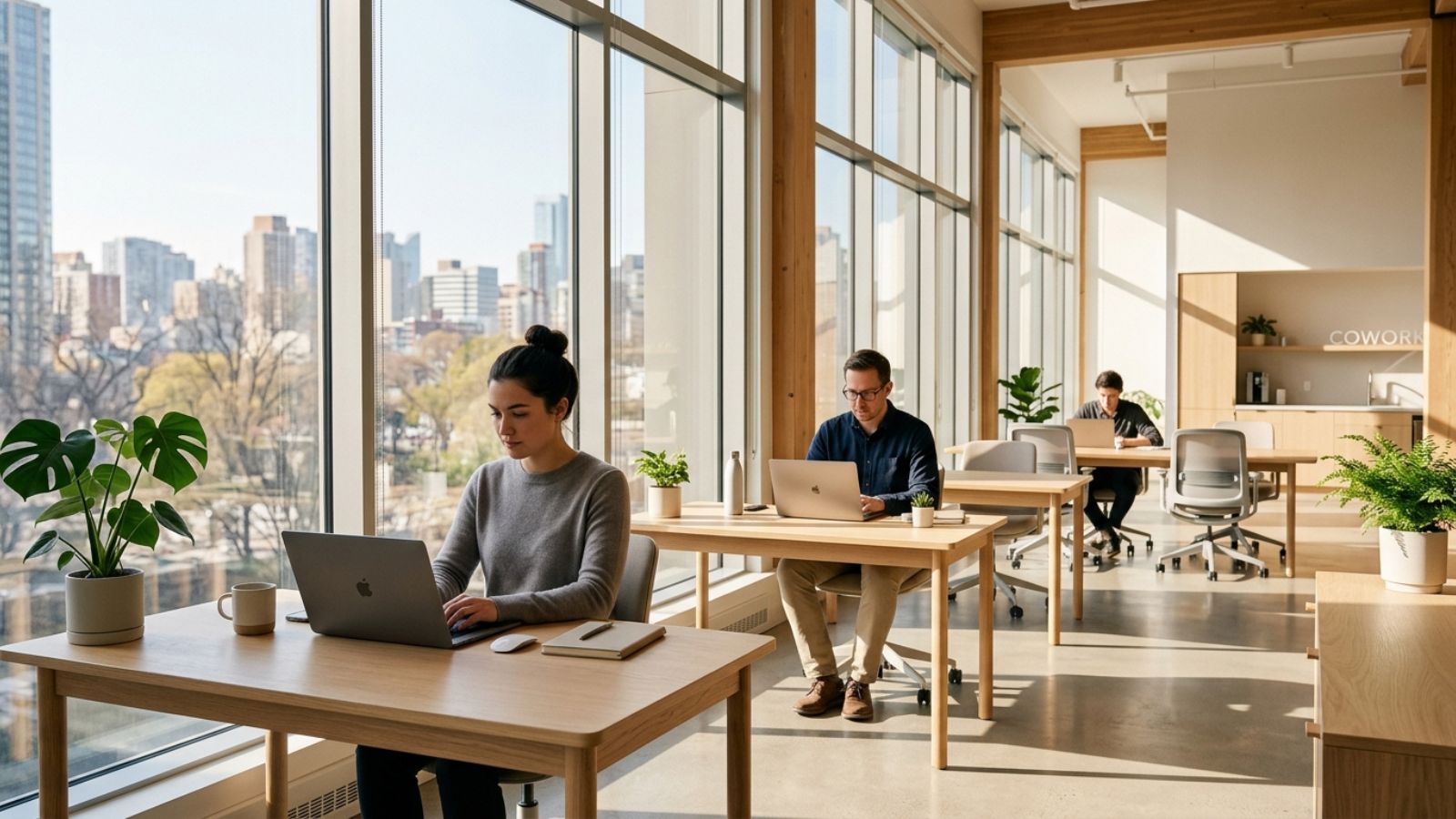 ÁNH SÁNG & TRẢI NGHIỆM LÀM VIỆC (coworking)
