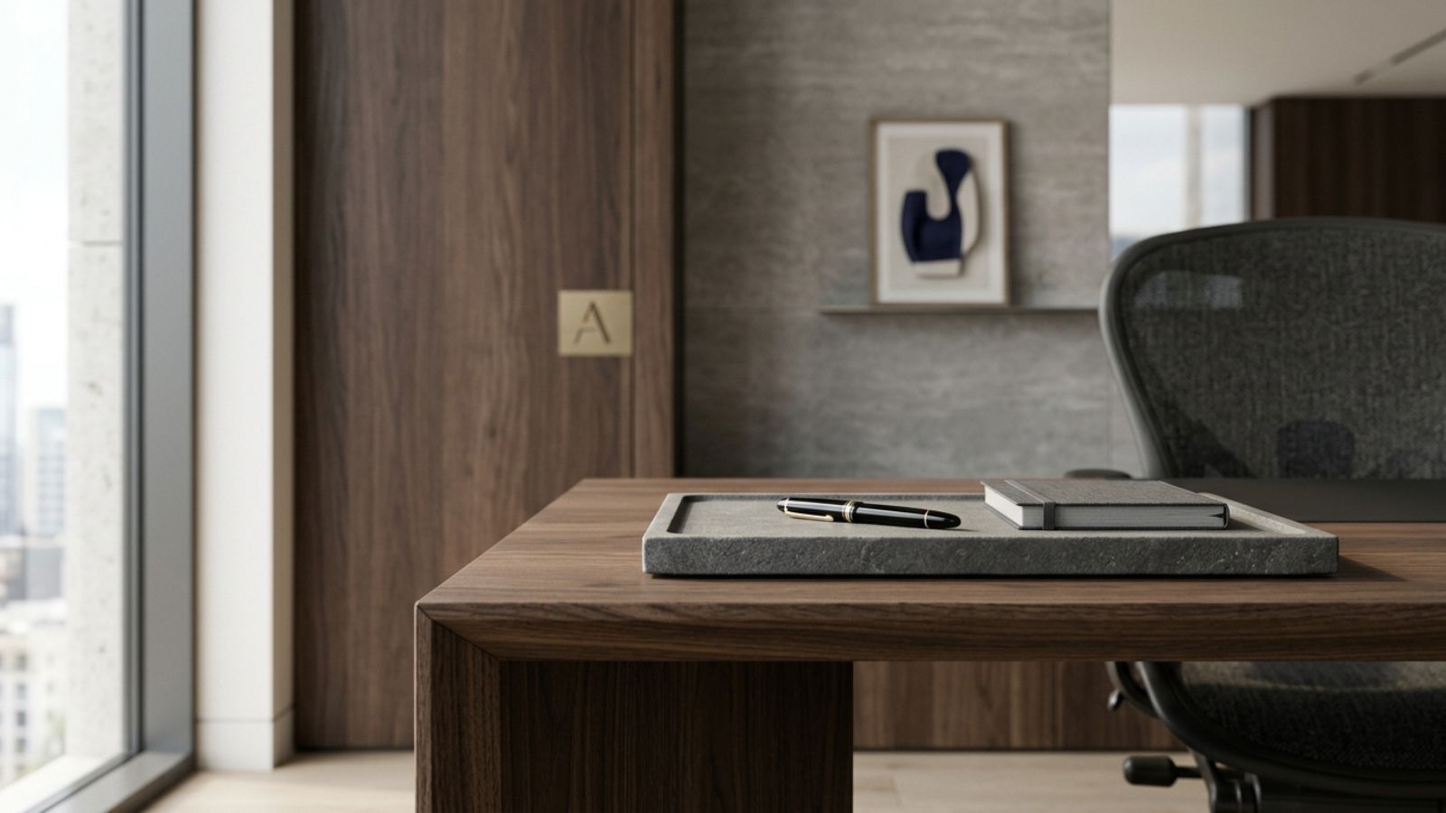 Bàn giám đốc phong cách tối giản Minimalism