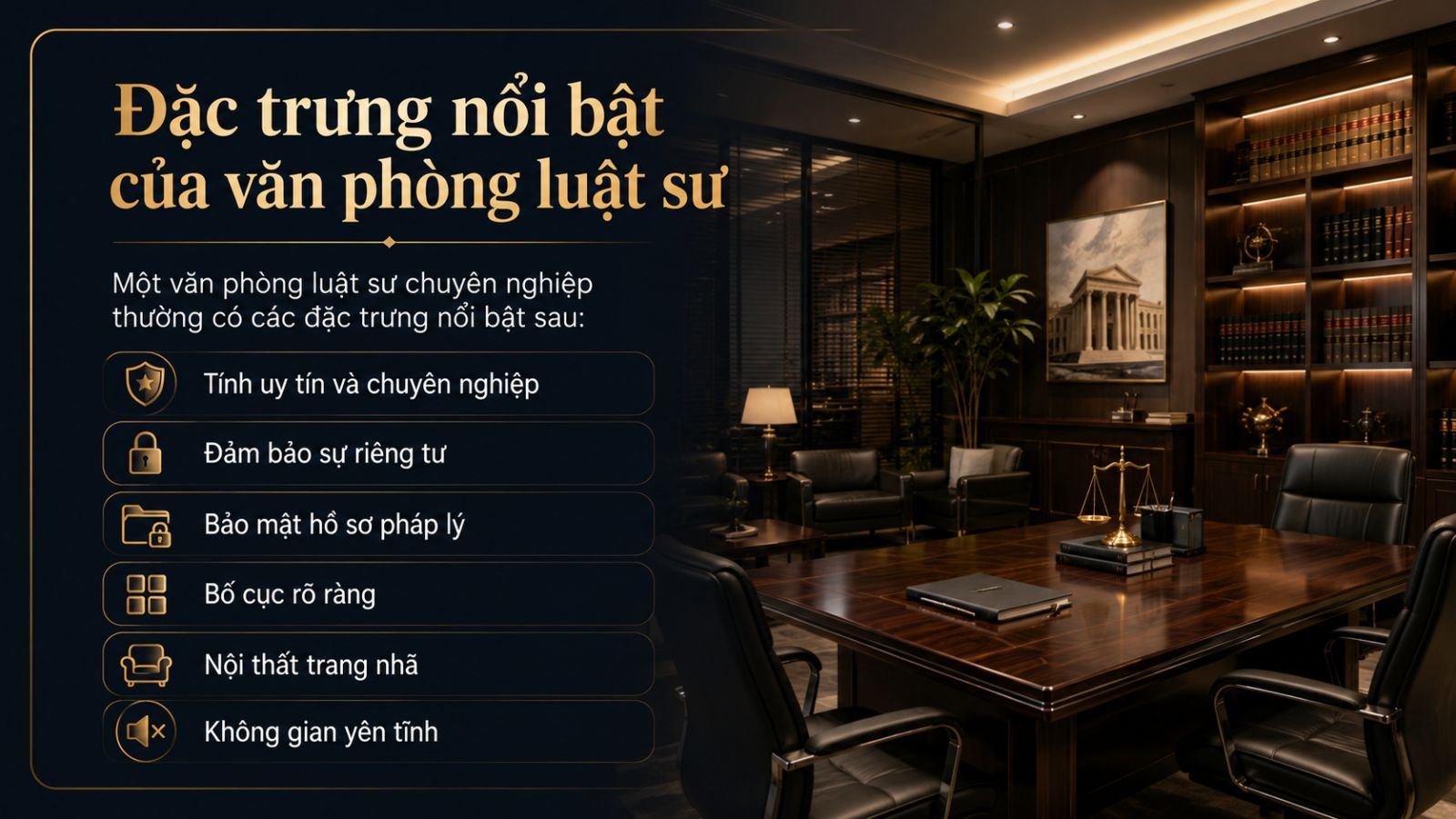 Các thiết kế đặc biệt của luật sư