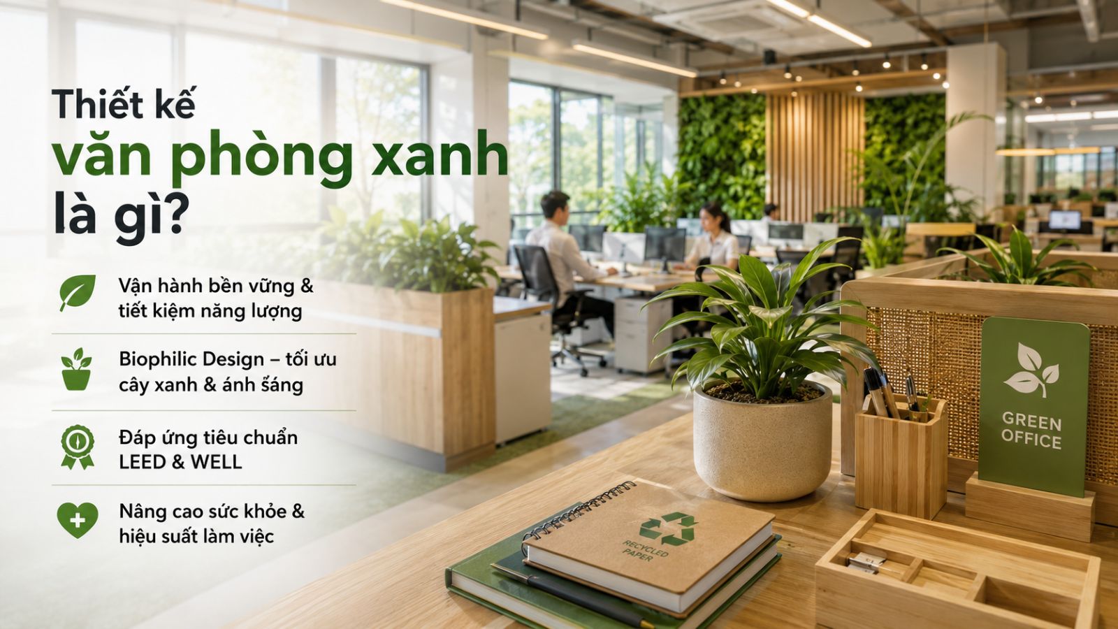 Khái niệm về thiết kế văn bản phòng xanh