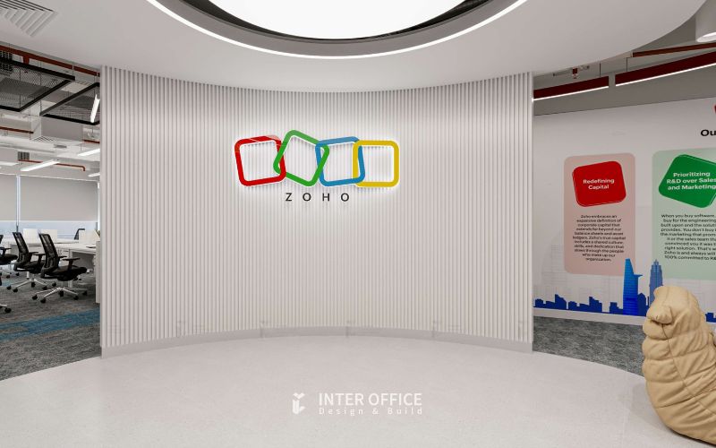 Dự án thiết kế nội thất văn phòng Zoho