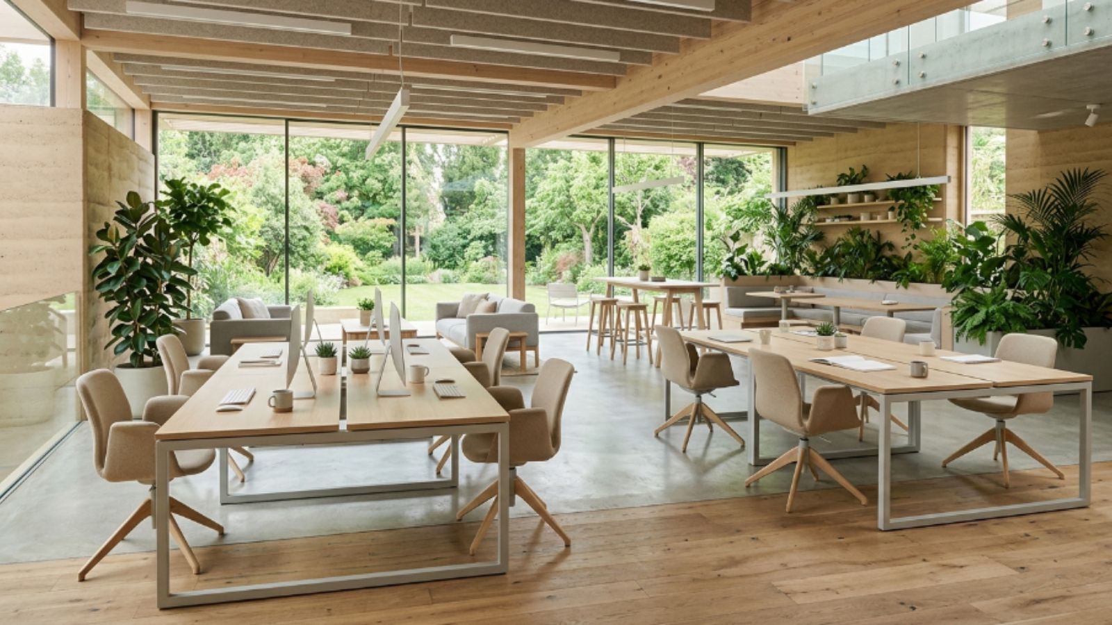 Phong Cách Eco Là Gì? 30+ Mẫu Thiết Kế Văn Phòng Phong cách Eco 6 Sử dụng nội thất và tone màu tối giản