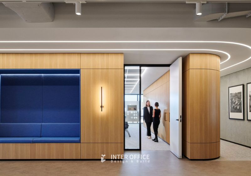 Không gan minimalism với điểm nhấn vật liệu gỗ 