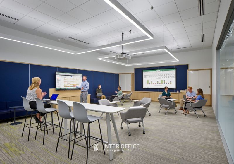 Tạo điểm nhấn thị giác và phối hợp màu sắc hài hoà 