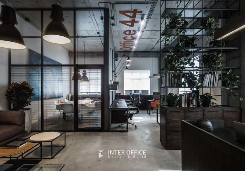 Thiết kế studio phong cách công nghiệp