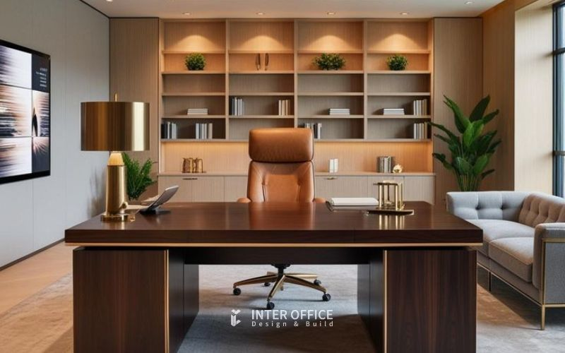 Thiết kế phòng giám đốc hiện đại theo xu hướng công nghiệp