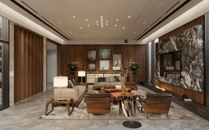 Văn phòng công chứng với khu vực tiếp khách VIP 