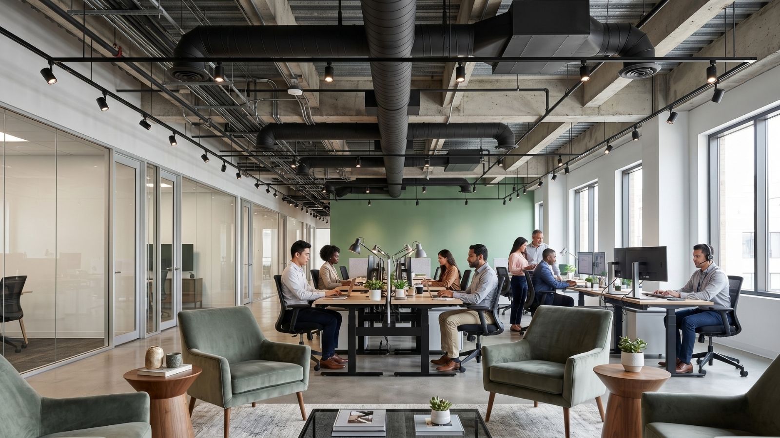 không gian văn phòng giúp thu hút nhân sự