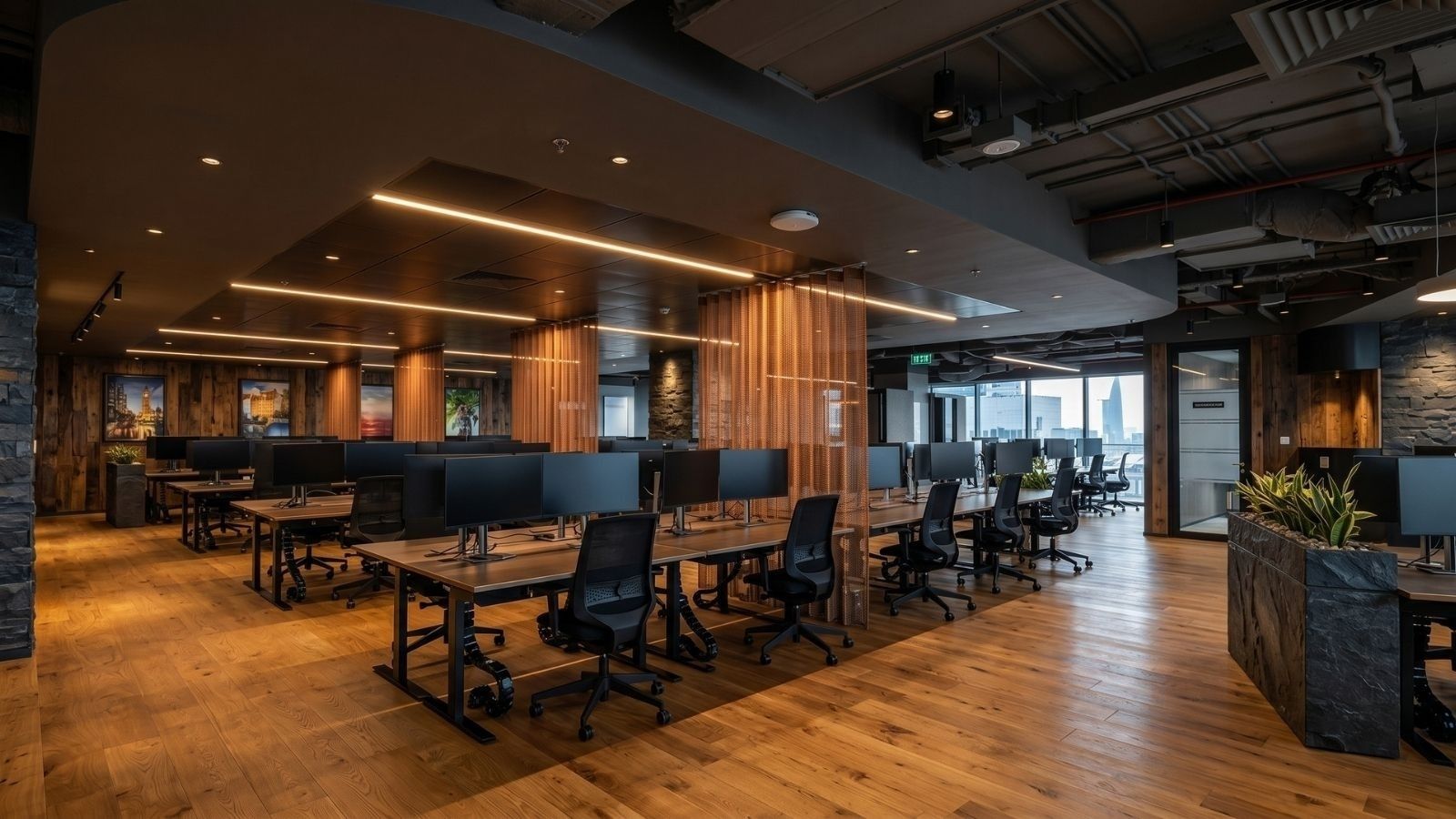 Sự kết hợp giữa văn phòng công nghiệp với văn phòng truyền thống