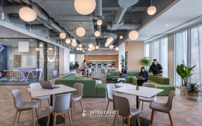 Chọn lựa vật liệu nội thất cũng ảnh hưởng đến chi phí thiết kế thi công văn phòng