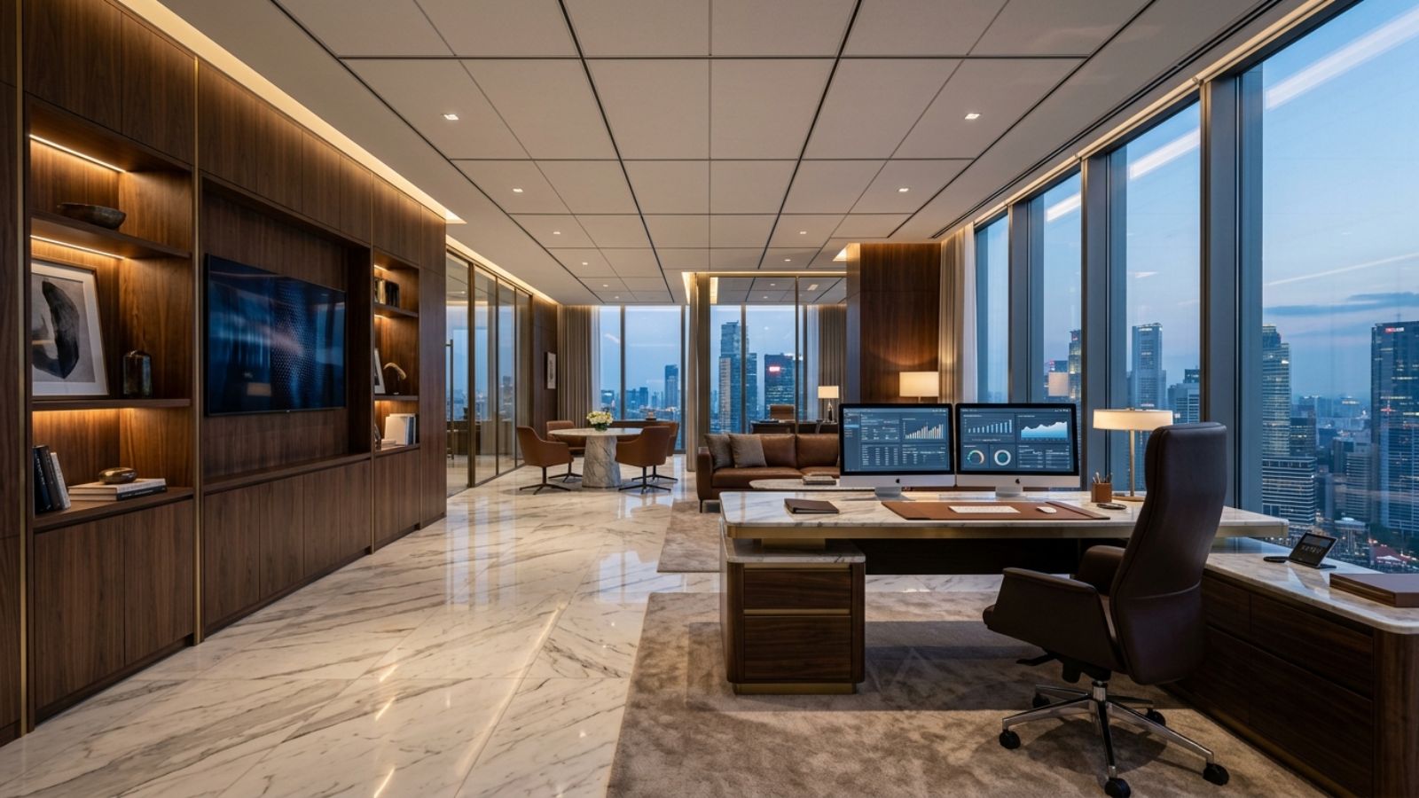 Phong cách Luxury thể hiện phong thái chuyện nghiệp và hiện đại