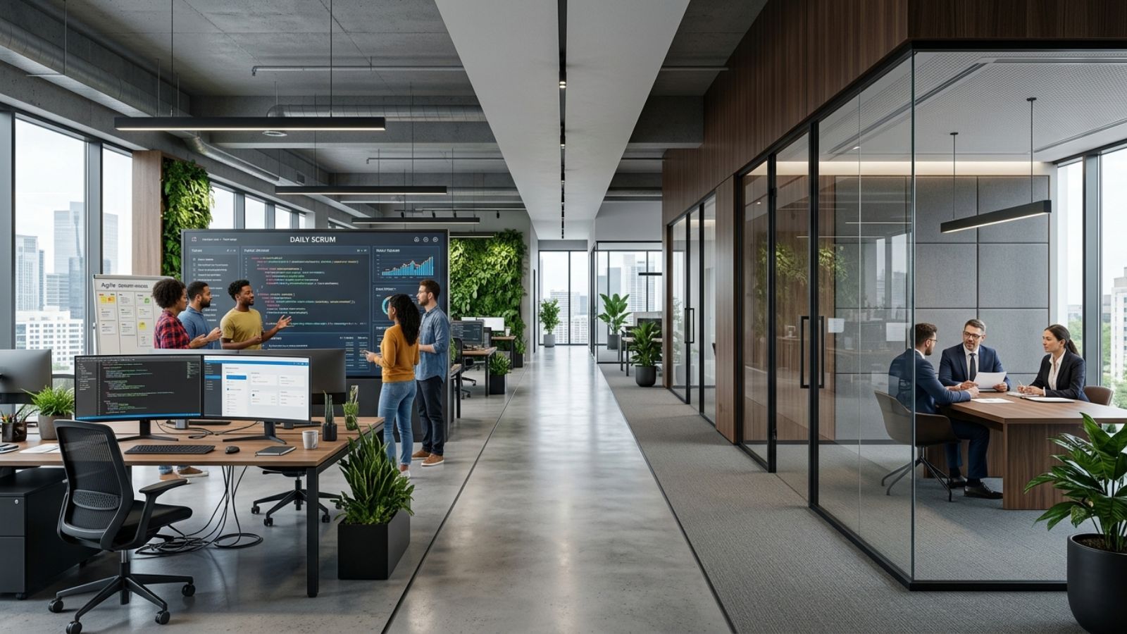 Thiết kế văn phòng theo đặc thù cho ngành công nghệ