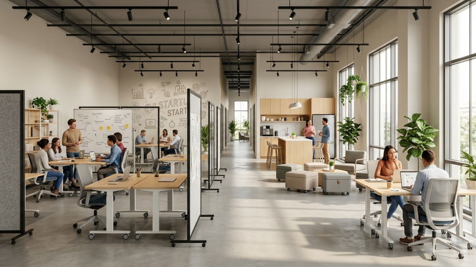 Xu hướng thiết kế văn phòng Start-up & Doanh nghiệp nhỏ (SME)