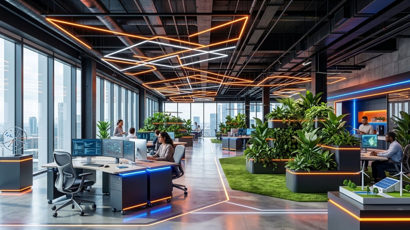 Văn phòng công nghệ sáng tạo phong cách Agile