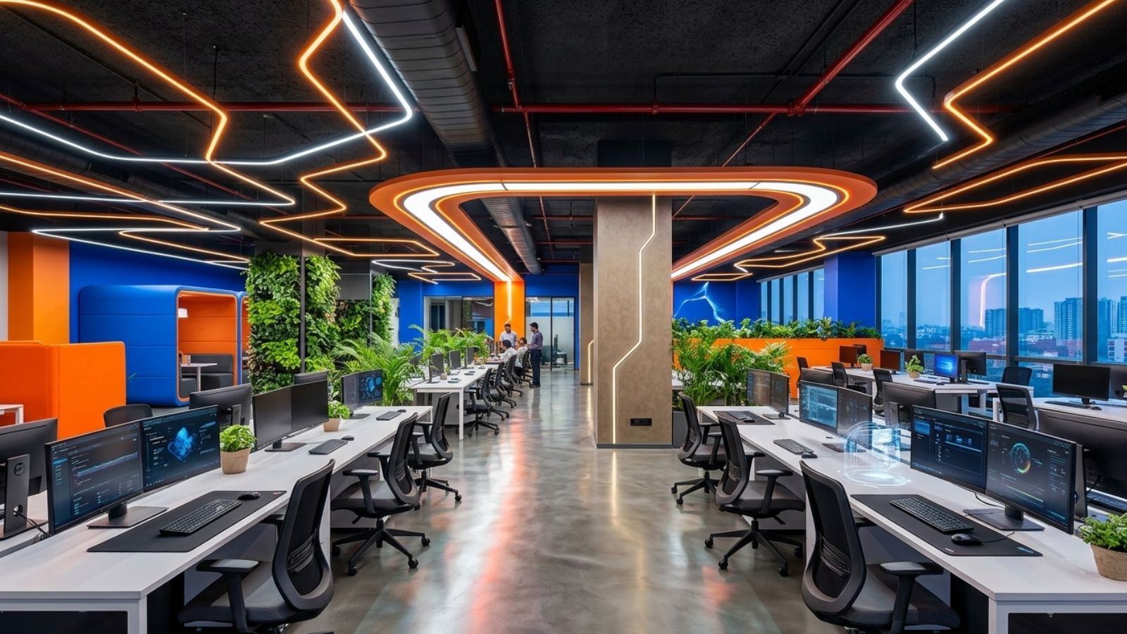 Văn phòng doanh nghiệp theo phong cách xanh (Eco/Biophilic) cải thiện sức khoẻ