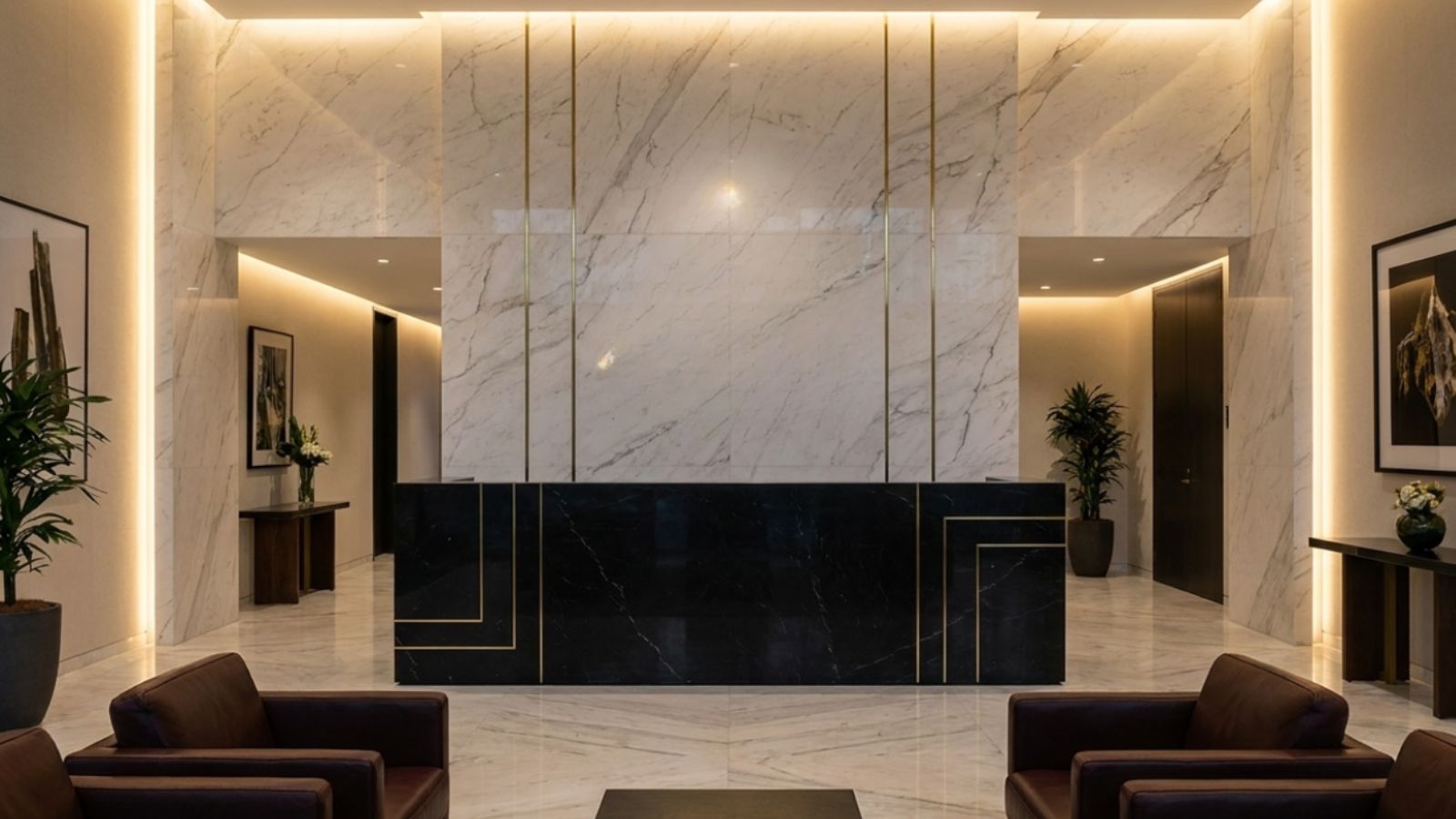 Văn phòng tài chính, ngân hàng & luật theo phong cách Luxury