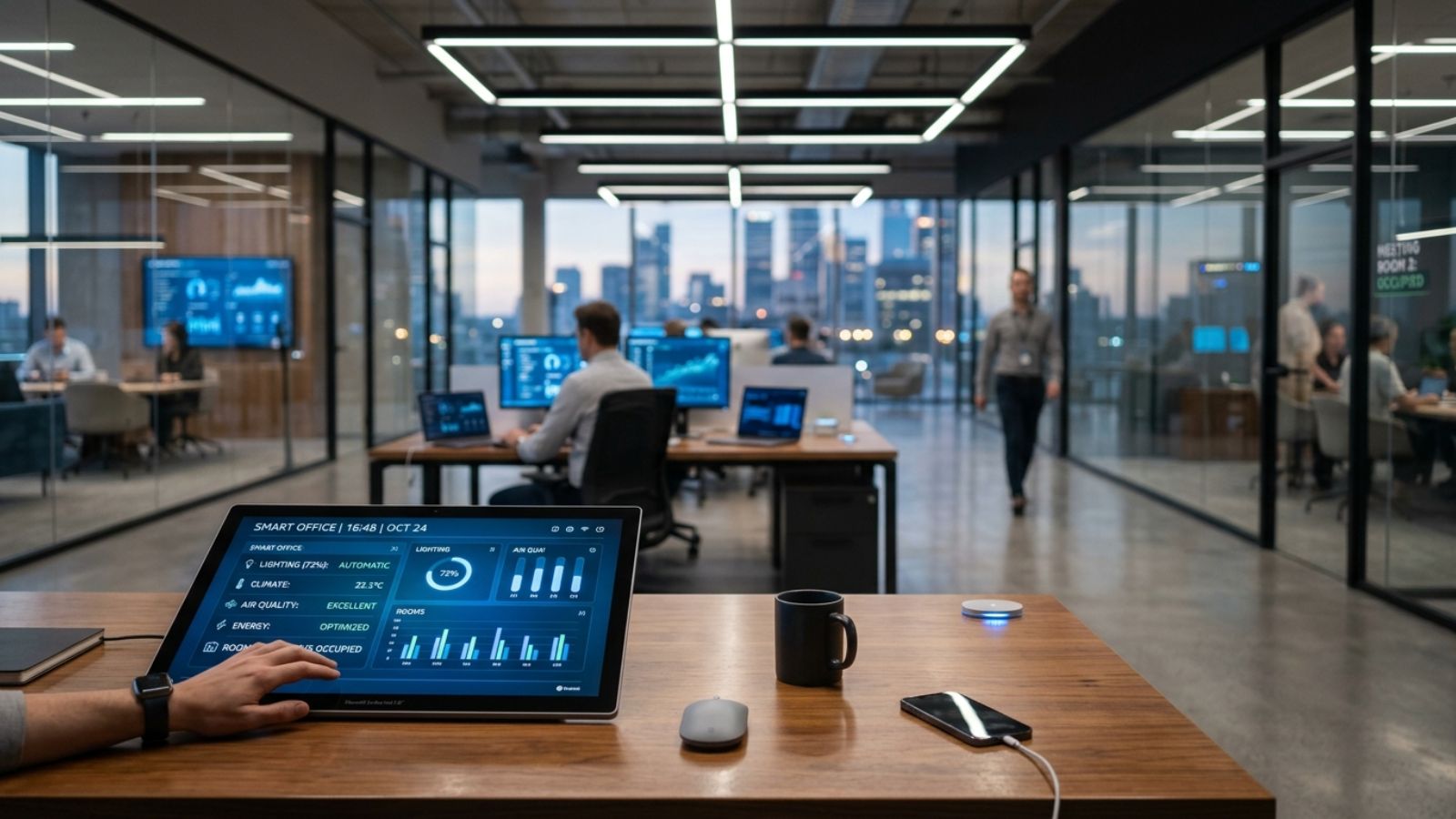 Xu hướng thiết kế văn phòng thông minh (Smart Office) cho doanh nghiệp công nghệ