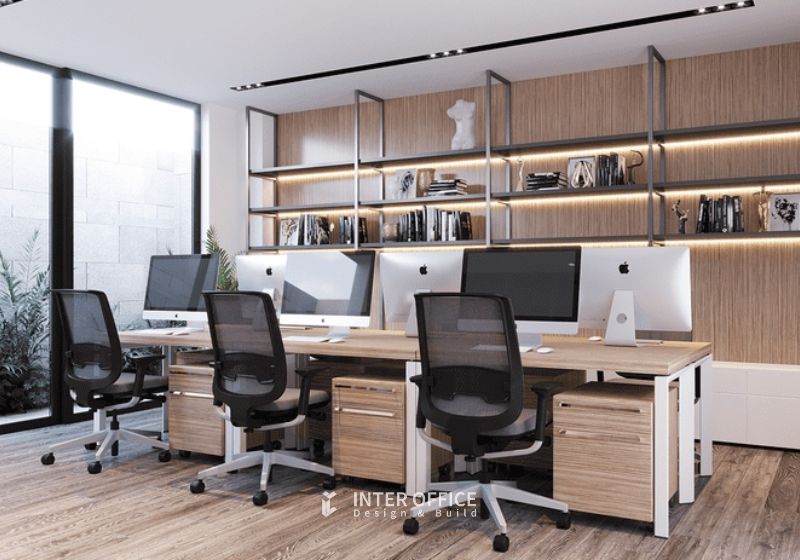 Bố trí văn phòng nhỏ 30m2