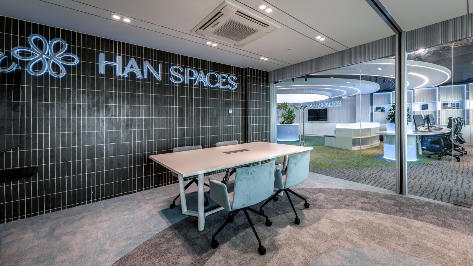 Top 13 Công Ty Thiết Kế Nội Thất Văn Phòng TPHCM Uy Tín 2026 16 Văn phòng làm viêc của Han Spaces