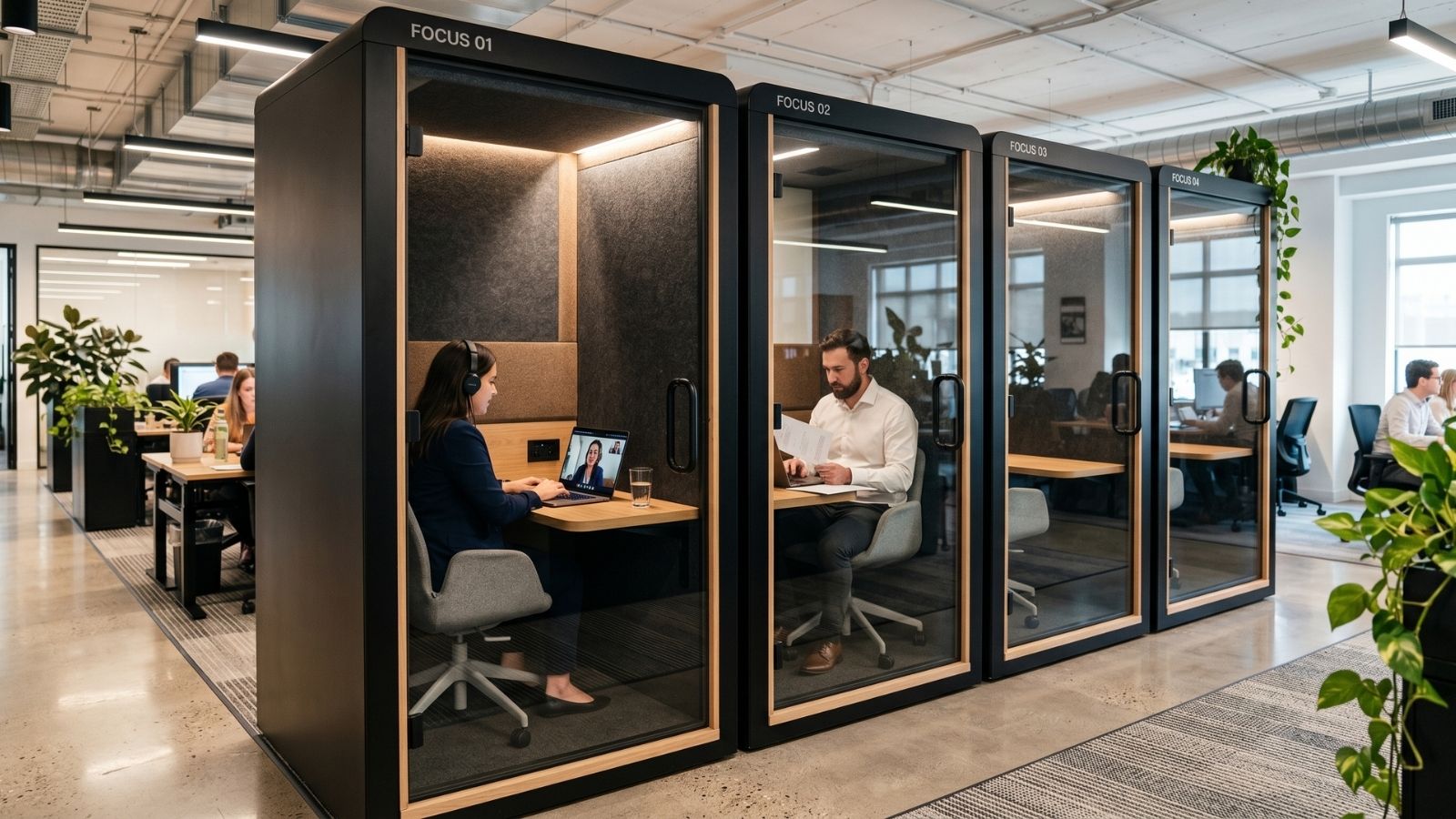 Bố trí Phone booth tại các khu vực ít lưu thông để vừa không gây cản trở di chuyển,