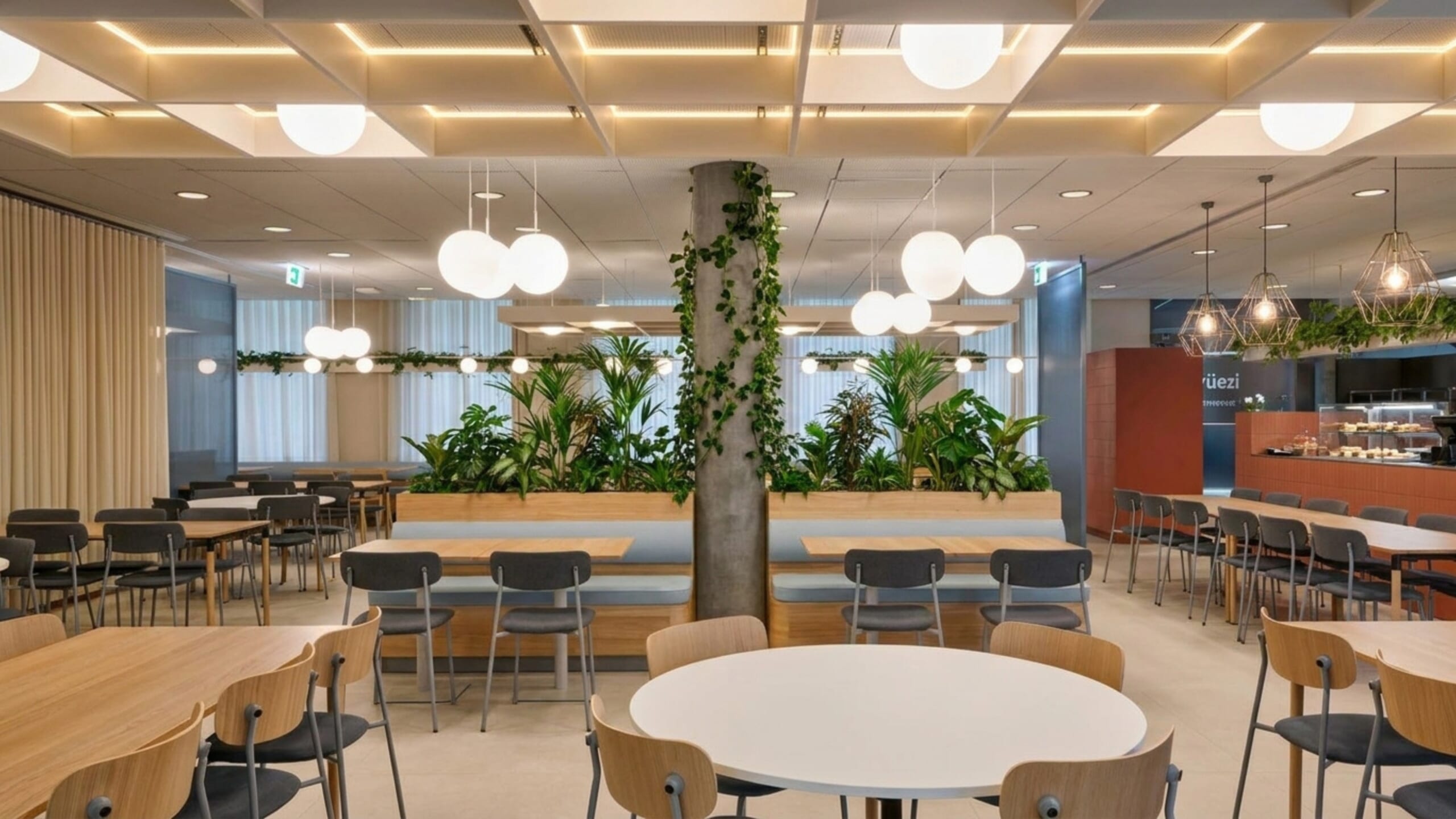 Khu vực pantry, thảo luận dành cho nhân viên với phong cách ấm cúng