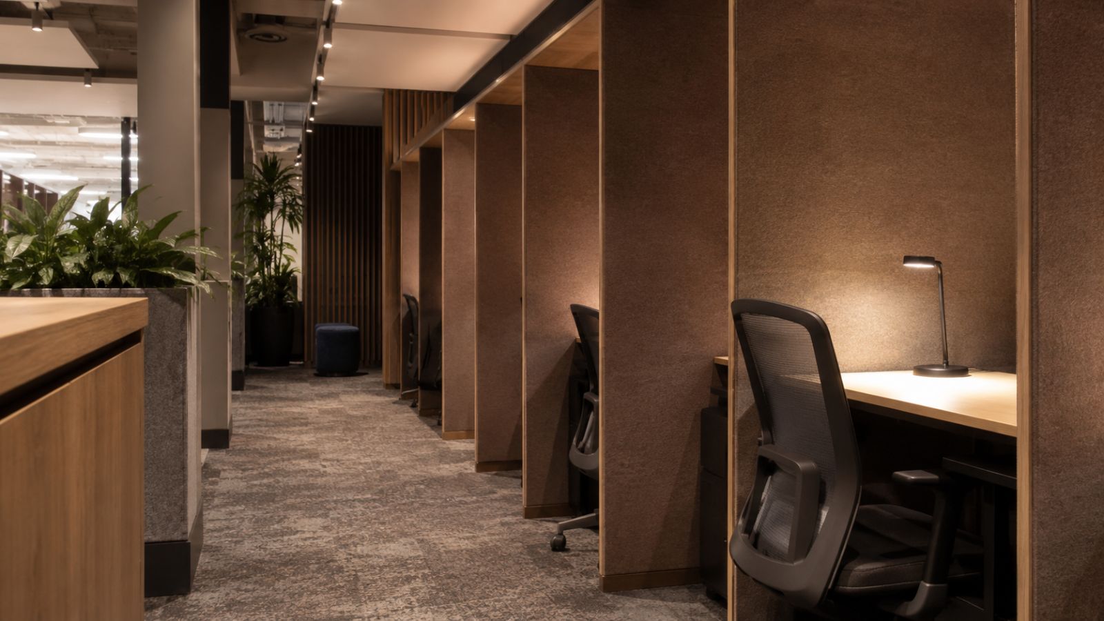 Văn phòng thông minh thiết kế Focus Room - phòng tập trung