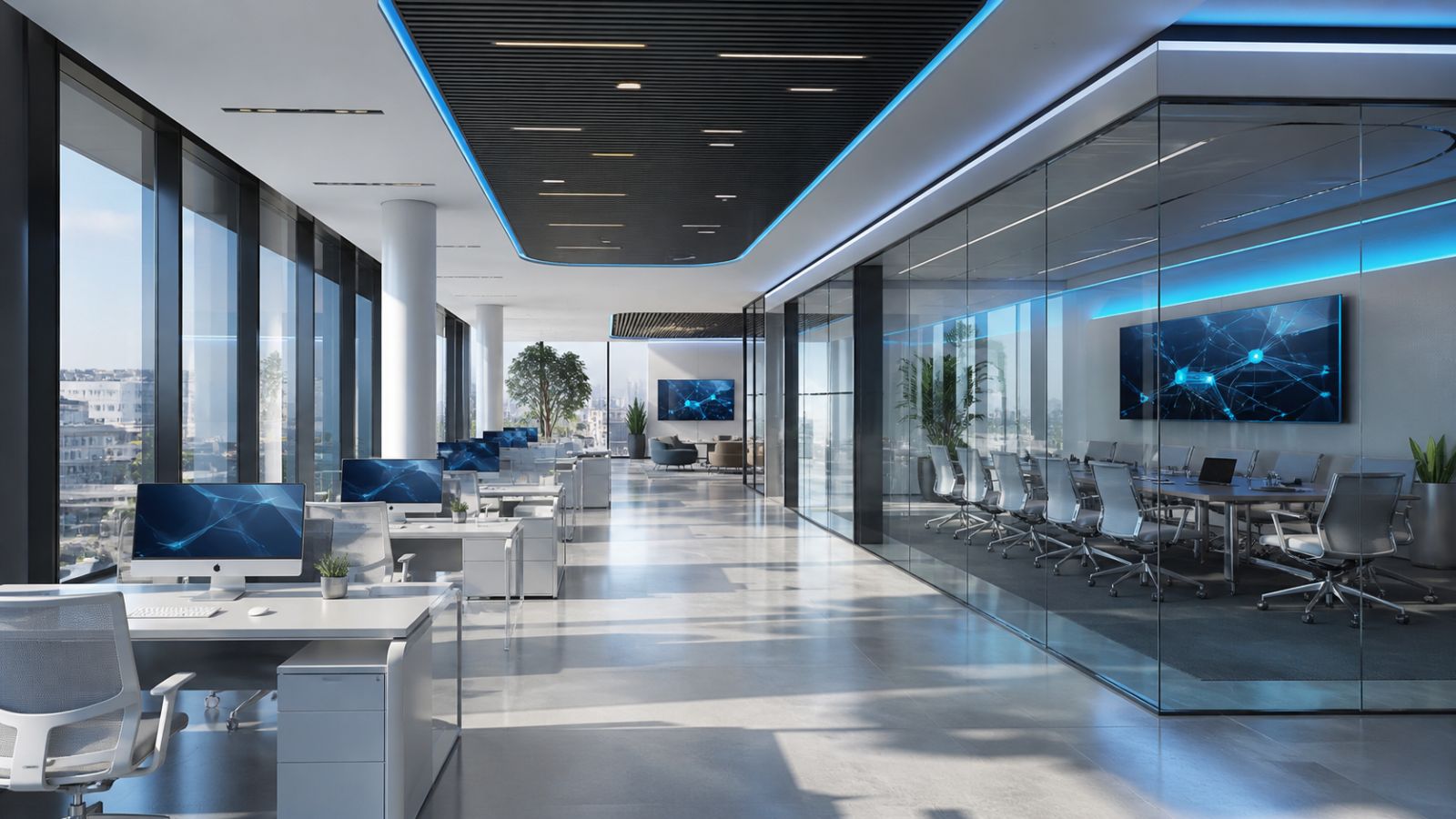 Văn phòng Smart Office công nghệ cao, chuyên nghiệp và đa dạng