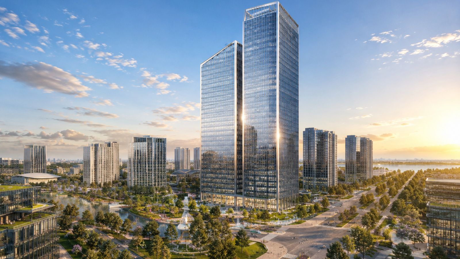 Tòa nhà Techno Park ứng dụng thiết kế thông minh vào văn phòng